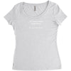 boobs heavy Women's Triblend Scoop T-shirt