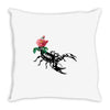 scorpio rose Throw Pillow