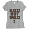 sad but rad girls Ladies Fitted T-Shirt