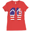 paire de tongues am&eacute;ricaine Ladies Fitted T-Shirt