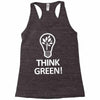 think green Racerback Tank