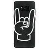 rock and roll throwing horns Samsung Galaxy S8