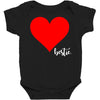 Besties Heart Family Matching Baby Bodysuit