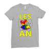 gay pride parade lgbt lesbian gay bi trans queer pan light Ladies Fitted T-Shirt