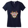 peach's gym Women's V-Neck T-Shirt