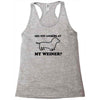 are you looking at my weiner t shirt funny dog wiener dachshund s m l Racerback Tank
