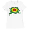 crawling eye monster Ladies Fitted T-Shirt