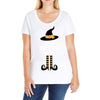 The Witch Is In Ladies Curvy T-Shirt
