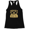 chuck's texan grill Racerback Tank