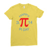 happy pi day Ladies Fitted T-Shirt