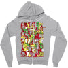 sangria summer Zipper Hoodie