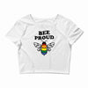 Bee proud Crop Top