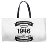 Premium Vintage 1946 Weekender Totes