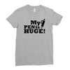 huge pen Ladies Fitted T-Shirt