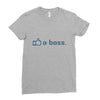 like a boss Ladies Fitted T-Shirt