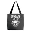 sundays are for football foot ball Tote Bags