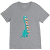 book dinosaurs V-Neck Tee