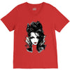 spider web V-Neck Tee