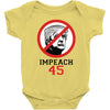 Impeach 45 Stop Trump Baby Bodysuit