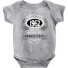 vintage quality without compromise 1962 aged to perfection Baby Bodysuit