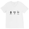 peace love coffee V-Neck Tee