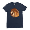 pancake pug Ladies Fitted T-Shirt