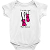 i run like a girl try to keep up Baby Bodysuit