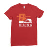 hiking old paths new adventure Ladies Fitted T-Shirt