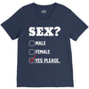 Sex Yes Please V-Neck Tee