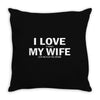 I Love It When My Wife Lets Me Play Drums Throw Pillow