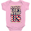 harvey can't stop us Baby Bodysuit