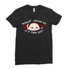 June Peeking Out Asian Baby Boy Ladies Fitted T-Shirt