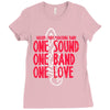 walker high marching band one sound one band one love Ladies Fitted T-Shirt
