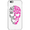 two coloured patterned skull   mens funny iPhone 6/6s Case