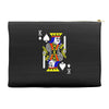 party king design funny humor cool graph baseball Accessory Pouches