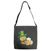 saint patrick day Adjustable Strap Totes