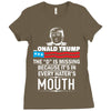 Donald trump The D Is Missing Ladies Fitted T-Shirt