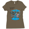 hipster ice cube Ladies Fitted T-Shirt