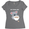 My Puns Are Women's Triblend Scoop T-shirt