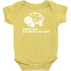 always late worth wait funny turtle tee Baby Onesie