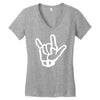 metal Women's V-Neck T-Shirt