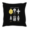 select your ship Throw Pillow