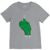 rude zombie V-Neck Tee