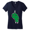 rude zombie Women's V-Neck T-Shirt