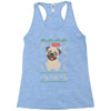 ugly sweater dog Racerback Tank