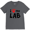 i love my lab labrador V-Neck Tee