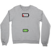 Mommy Dead Battery Crewneck Sweatshirt