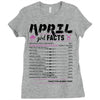 April Girl Facts Taurus Ladies Fitted T-Shirt