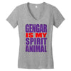 gengar is my spirit animal Women's V-Neck T-Shirt