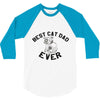 best cat dad ever 3/4 Sleeve Shirt
